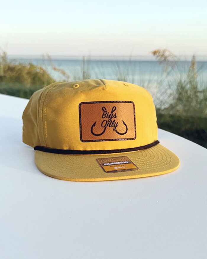 Active Snapback Hat - Biscuit Leather Patch