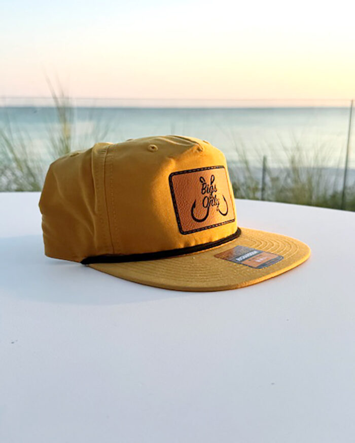 Active Snapback Hat - Biscuit Leather Patch - Image 2