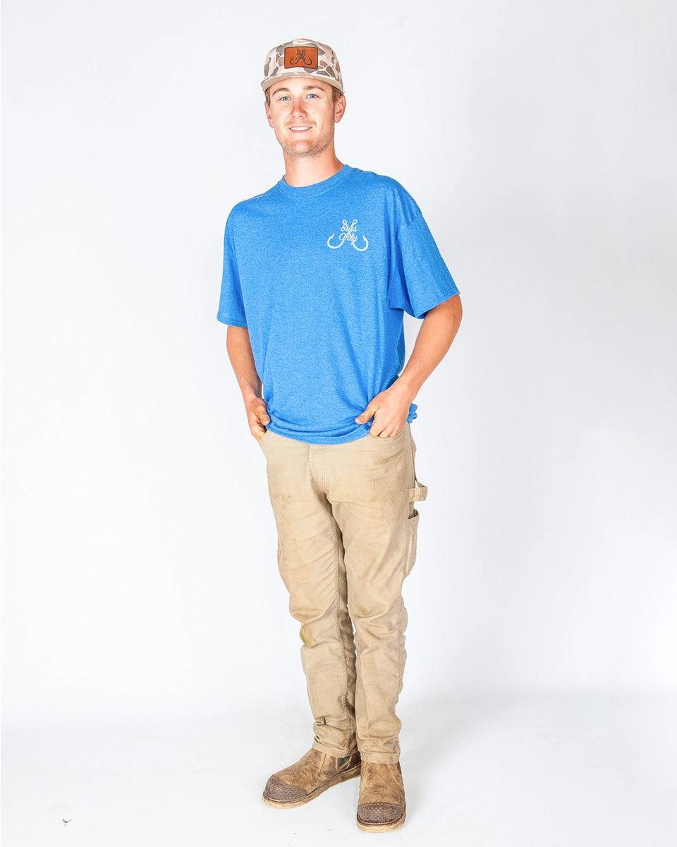 Follow Me Faith Collection Tee - Carolina Blue - Image 3