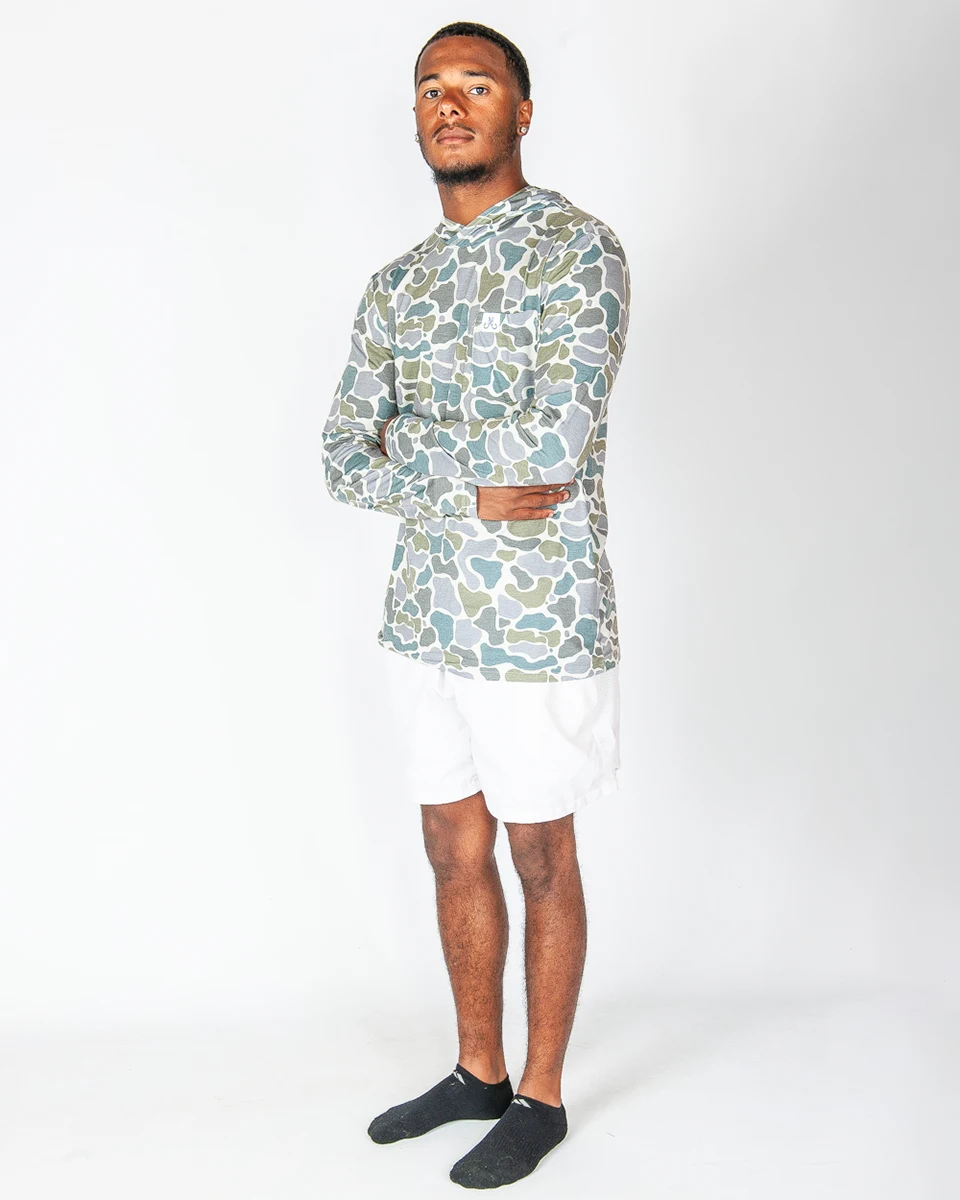 KH Signature Cotton Camo Lightweight Hoodie - Image 3